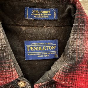Pendleton men’s plaid shirt